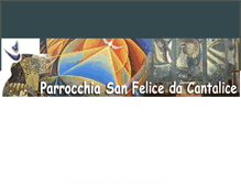 Tablet Screenshot of parrocchiasanfelice.org